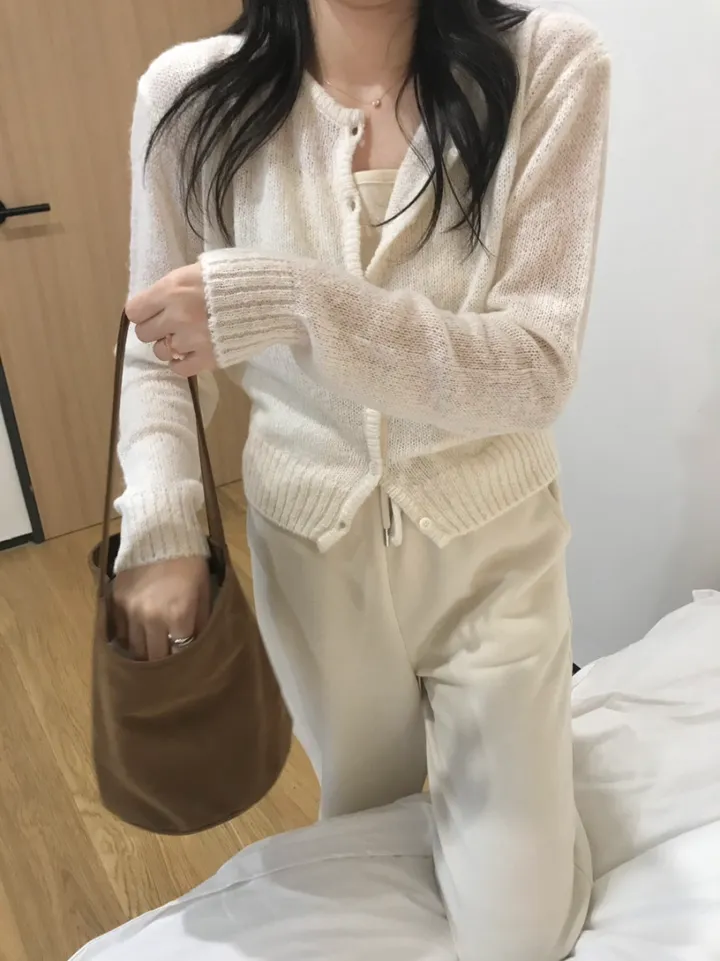 빈스 모헤어 라운드 가디건 (3color) 상세 이미지 24