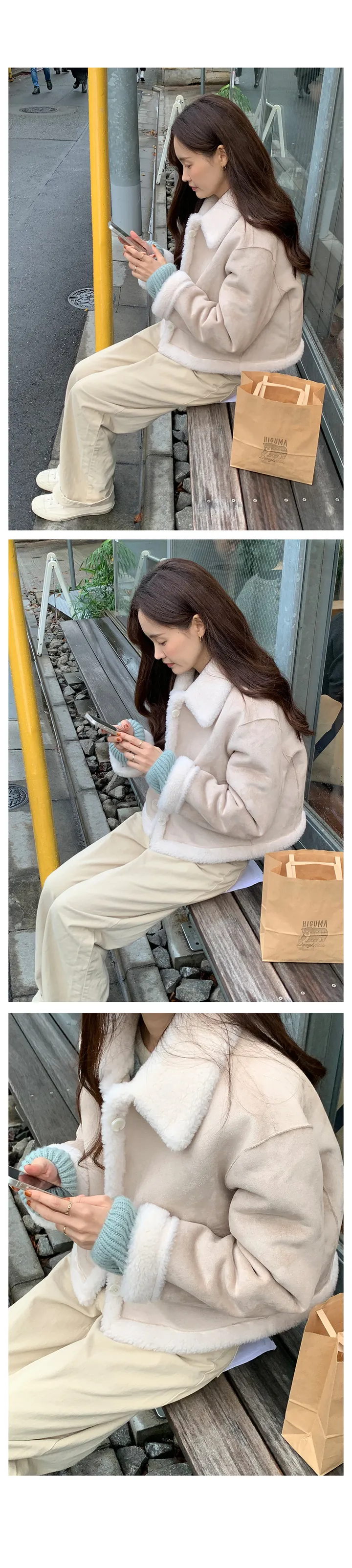 [RE:MOMENT] made. 템즈 프리미엄 리버시블 무스탕 2color! 상세 이미지 34