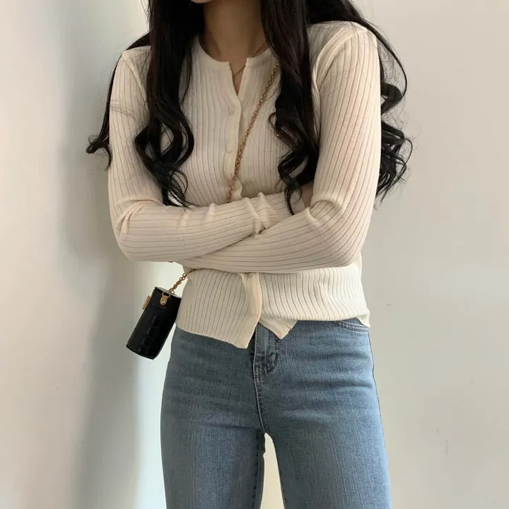 진심 여리핏, 골지 니트 가디건 ;9col 상세 이미지 34
