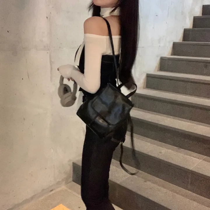 [ 5color ] 미니쉘 복조리 레더 미니 백팩 상세 이미지 28