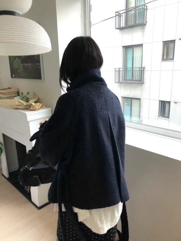 *아이당일*하이넥 더블 숏코트(2color) 상세 이미지 72