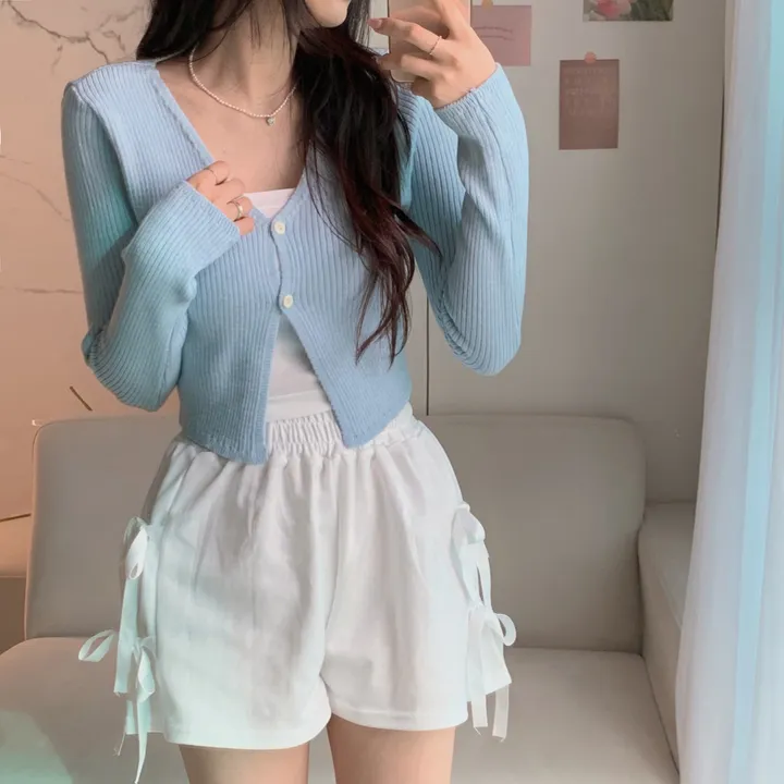 [반팔&긴팔 ver.] 💞꼬옥 소장 - 4계절 내내 활용! 데잇 투버튼 골지 가디건 상세 이미지 38