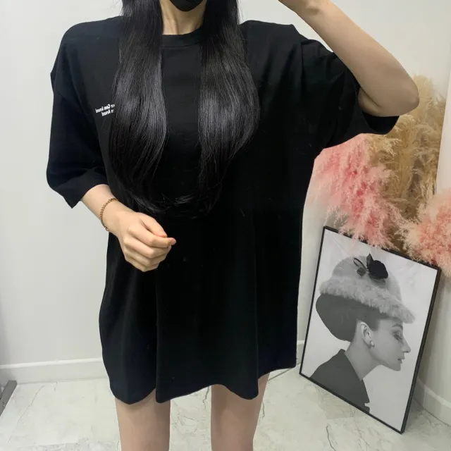 페이스 바코드 나염 박스 반팔티셔츠 상세 이미지 5