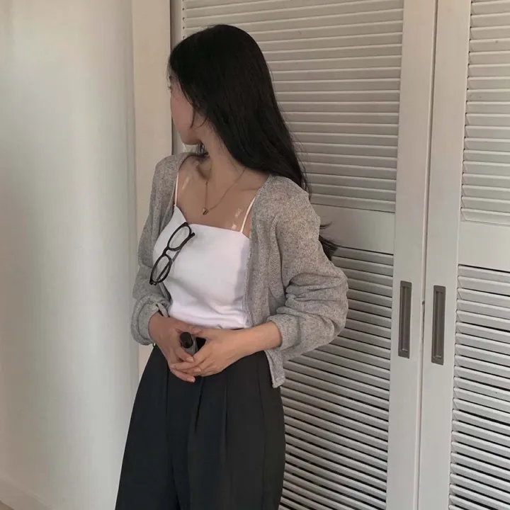 [햇빛차단☀️/블랙 당일출고!] 자체제작 #크치Made 순애 린넨 세미 크롭 볼레로 여름가디건 - cd (장마룩,워터밤,흠뻑쇼 필수템) 상세 이미지 42