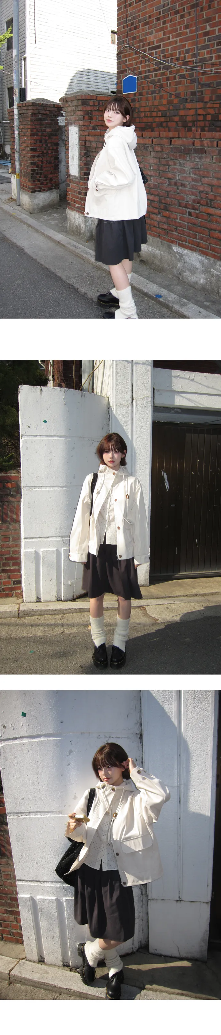 [모리룩🍀] 버티 후드 버튼 jk - 2color 상세 이미지 8