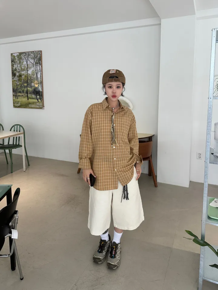 [UNISEX] 패치 워크 버뮤다 하프 팬츠 (4color) 상세 이미지 12