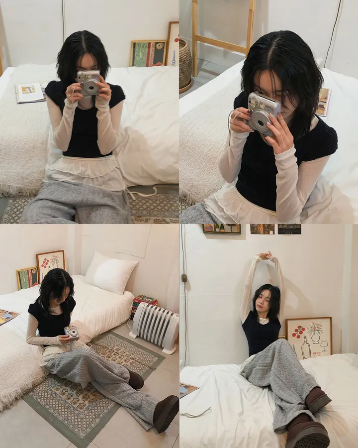 콘차 레이어드 시스루 티셔츠 상세 이미지 30