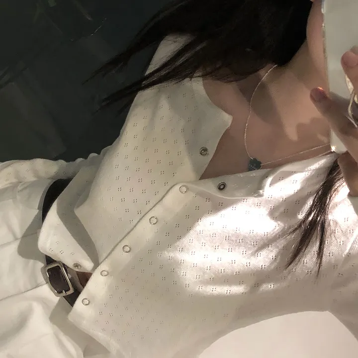 [✨주문폭주✨] 자체제작 크치made 애플 펀칭 아일렛 긴팔 가디건 - cd 상세 이미지 68