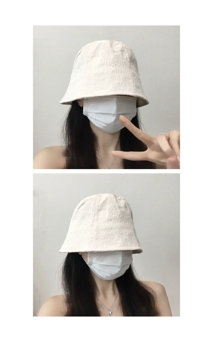 [추가할인/당일출고] 보라빛 주름 벙거지 - 고퀄리티 빅사이즈 연예인핏 데일리 봄 여름 가을 신상 버킷햇 여자 상세 이미지 7