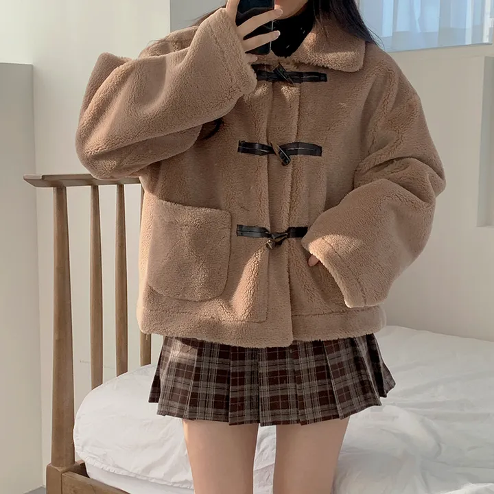 [실물보장!🤍몽글,따뜻~귀여워요! 떡볶이코트 양털코트 겨울코트] 몽실양털떡볶이코트 상세 이미지 35