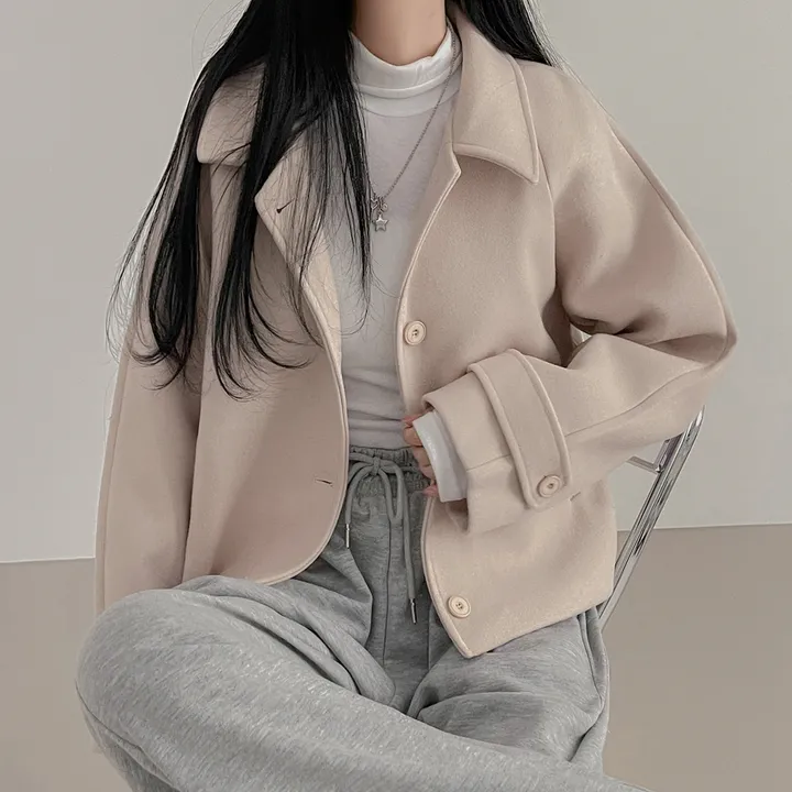 [데일리/클래식무드]카라 숏코트 상세 이미지 12