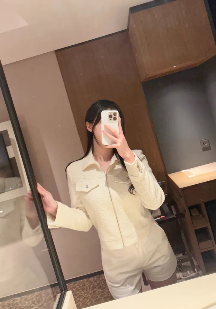 🤍슬림핏/고퀄리티🤍 슬림 포켓 카라 트위드자켓 봄자켓 상세 이미지 6