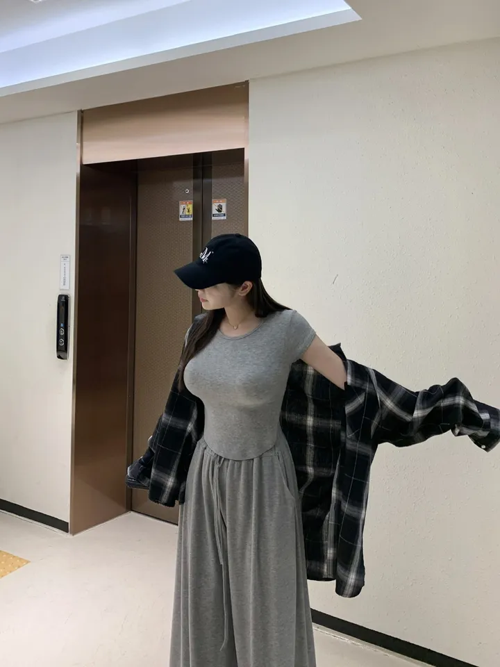후리 훌 핀턱 와이드 트레이닝 팬츠 상세 이미지 17