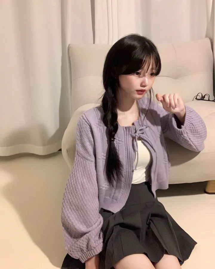 퍼프소매 베이 볼레로cd 상세 이미지 8