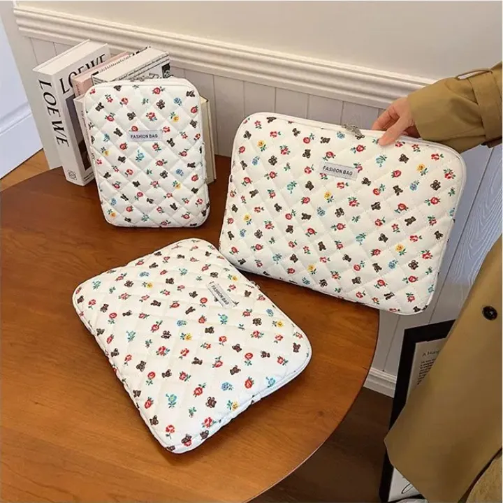 발레코어 베어 자수 누비 아이패드 태블릿 케이스 노트북 가방 11인치 13인치 15인치 아이패드파우치 상세 이미지 99
