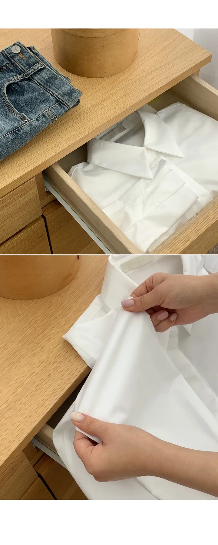 [4천장돌파][자체제작] 죠니 카라 핀턱 셔츠 상세 이미지 34