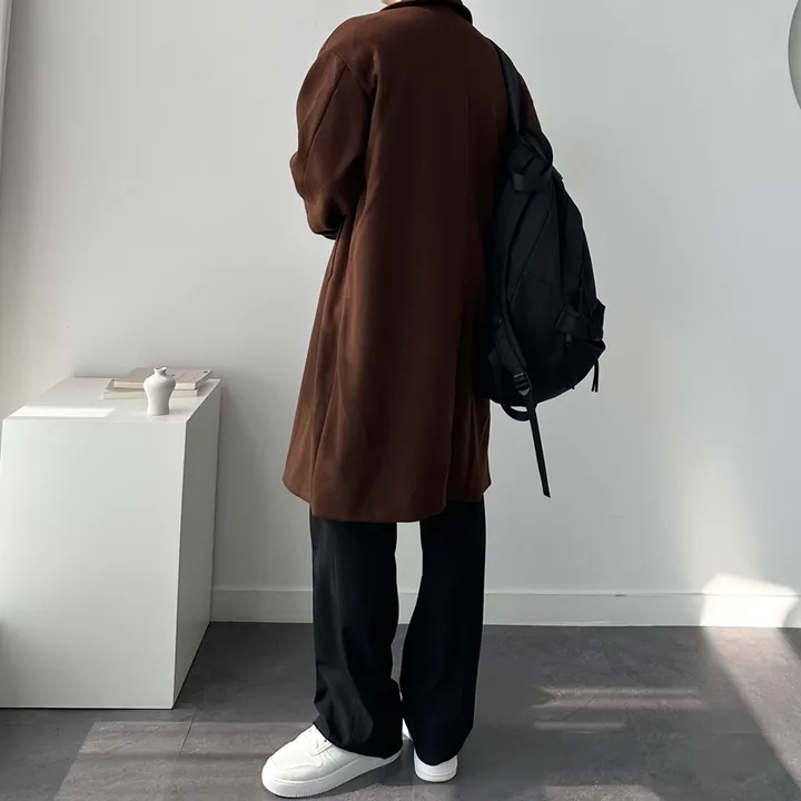 오버핏 발마칸 코트 미니멀 빅사이즈 아우터 오버핏발마칸코트 상세 이미지 16