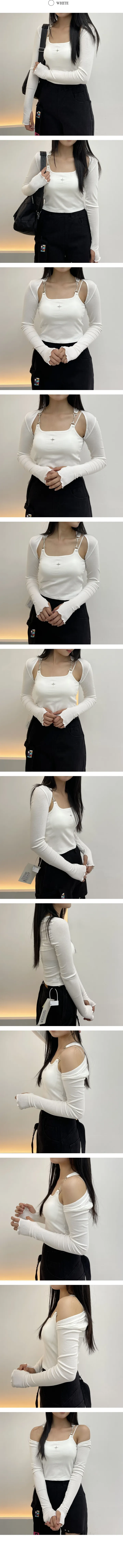 주문폭주/MADE 골지X  🚀면 슬림핏 핸드워머 롱슬리브 볼레로 가디건 C239 상세 이미지 4