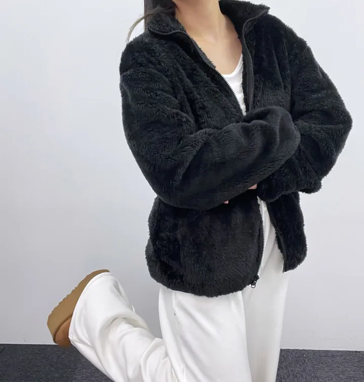 *부들양털후리스 3 SIZE * 후리스 가을 겨울 양털 오버핏 플리스 뽀글이 극세사 홈웨어 아우터 커플템 상세 이미지 49