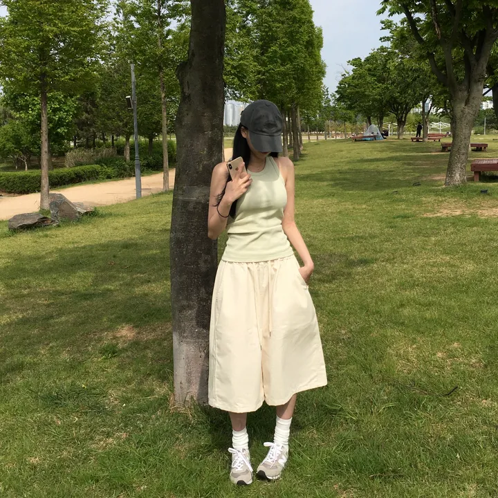 [*극찬핏]하프 생지 버뮤다 pt : half bermuda pants - 3 color 상세 이미지 37