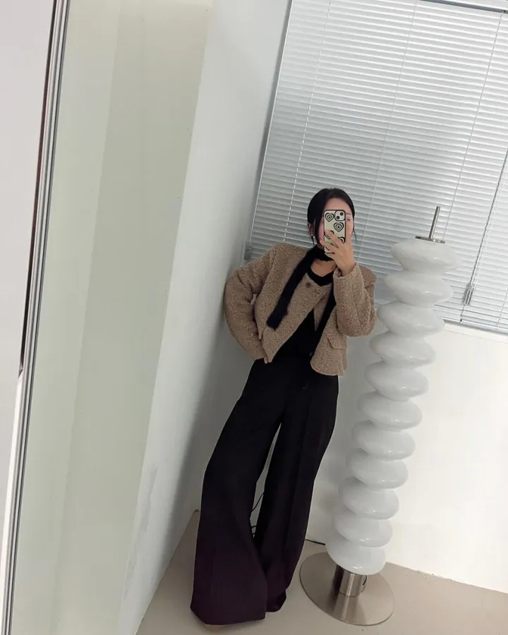 [로웰샵] 힐르 여성 와이드 부츠컷 롱 슬랙스 상세 이미지 16