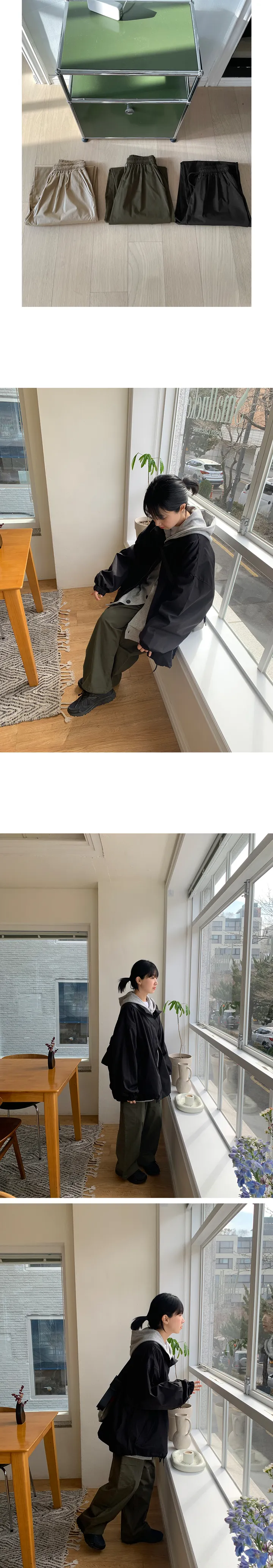 [10만장돌파/기장옵션][BAONHAUS] 바밀라 카고 밴딩 팬츠 (8color) 상세 이미지 30