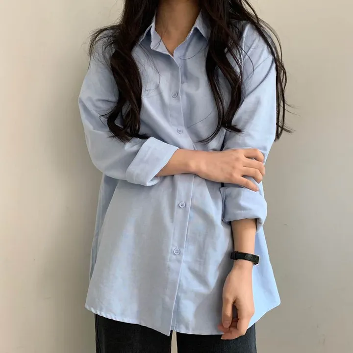 [컬러추가] 고급스러운, 옥스포드 박시핏 셔츠;7col 상세 이미지 36