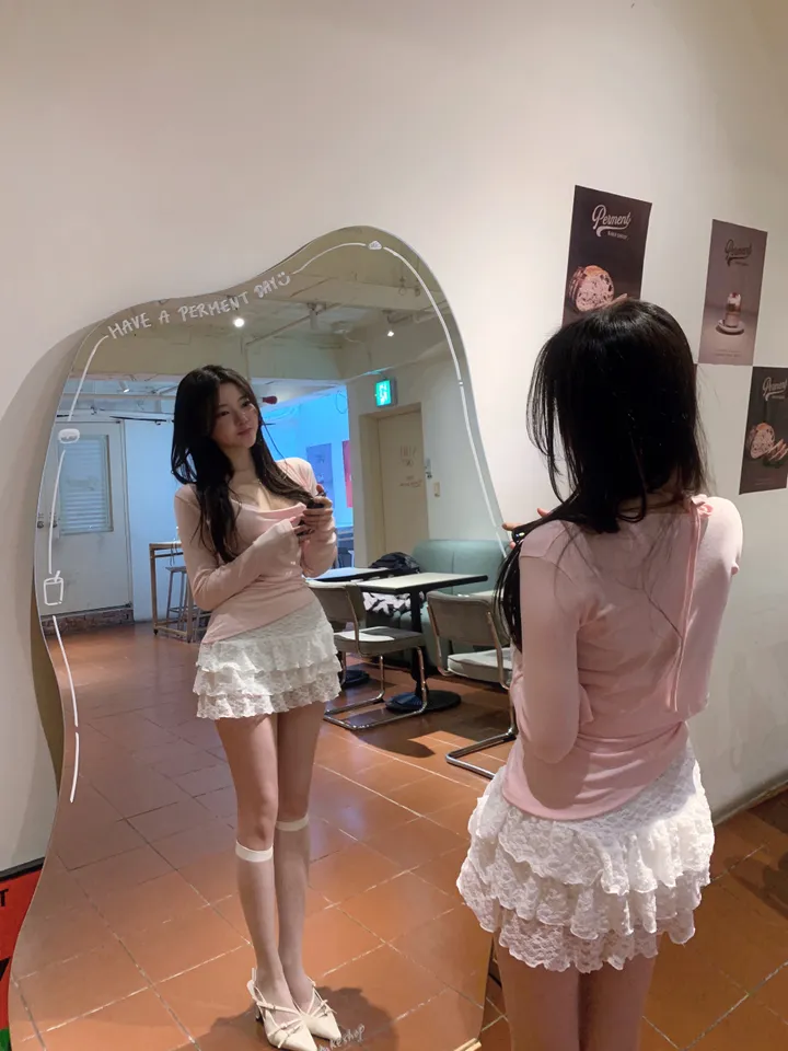 베리유 언발 드래이핑 가디건 세트 상세 이미지 15