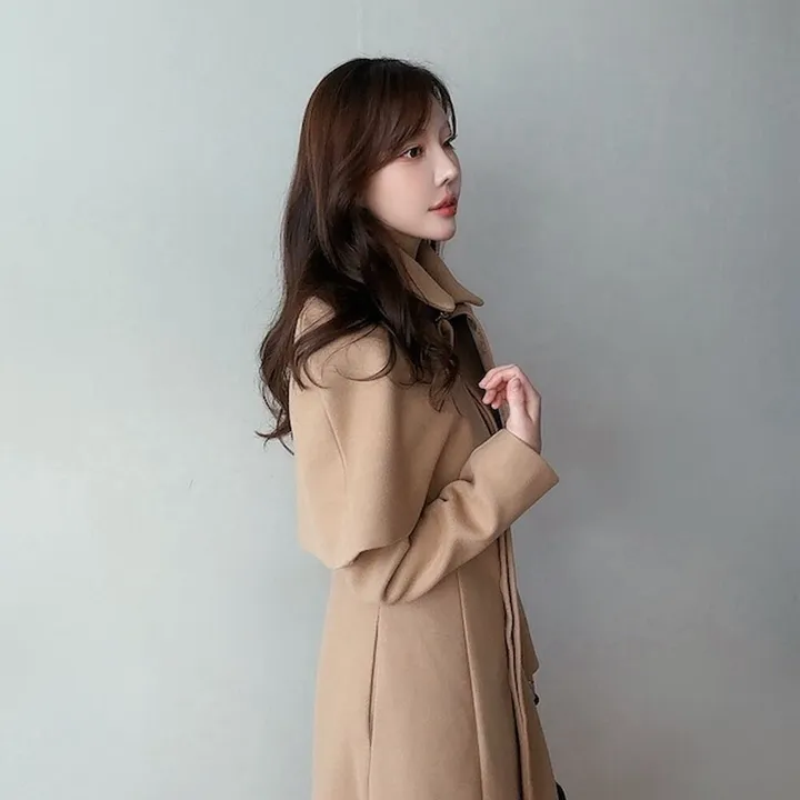 *탈부착가능* 케이프 망토 플레어 롱코트 (2color) / 하객룩 데이트룩 오피스룩 면접룩 상견례룩 파티룩 연말룩 데일리룩 상세 이미지 7