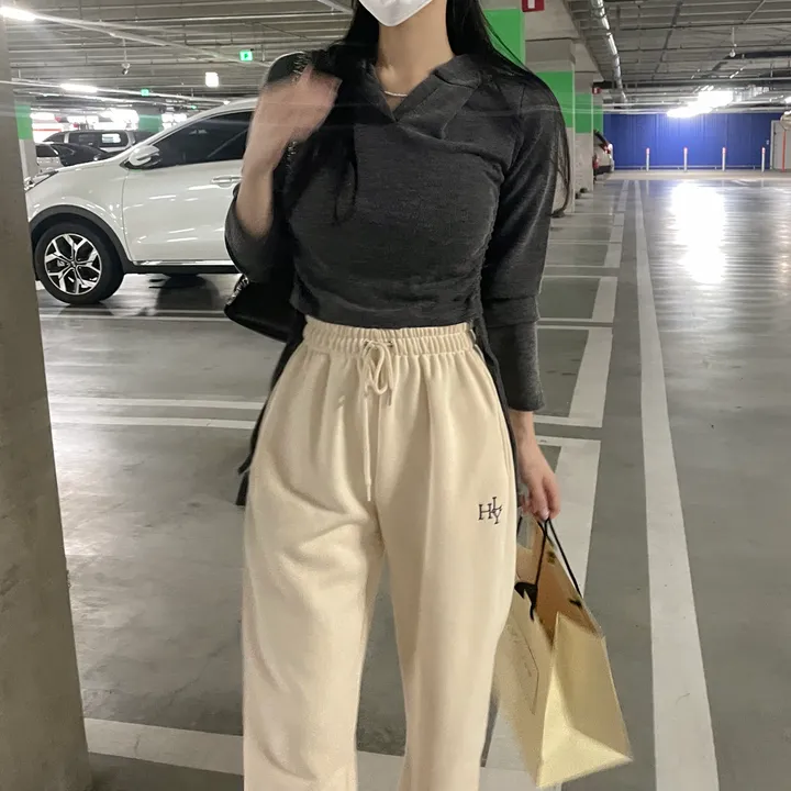 [8color/MADE] 하이퀄리티 웨하스 탄탄 와이드 조거팬츠 봄트레이닝 상세 이미지 174