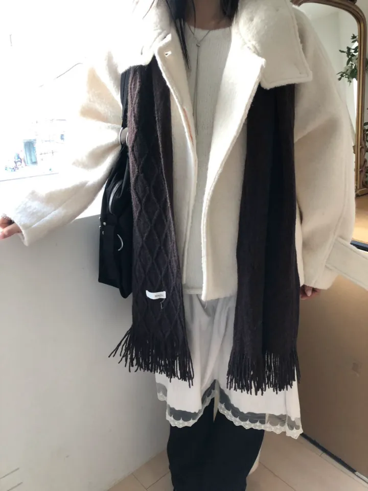 *아이당일*하이넥 더블 숏코트(2color) 상세 이미지 20