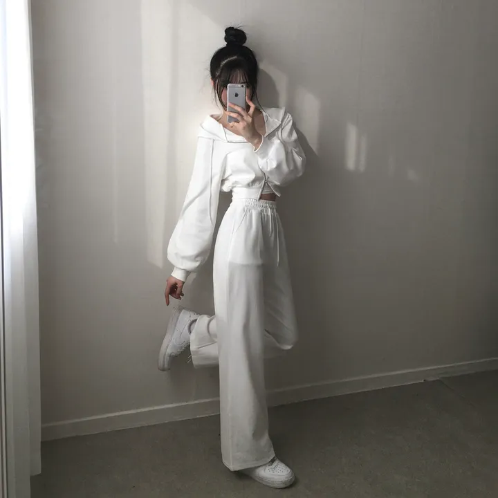 만족도100% 휘뚤마뚤 무지 투웨이 크롭후드집업 4color 상세 이미지 25