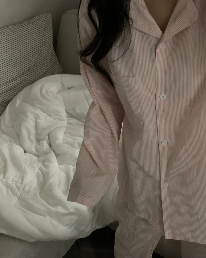 [자체제작][2size/4color] shirt pajamas set 커플잠옷 상세 이미지 11