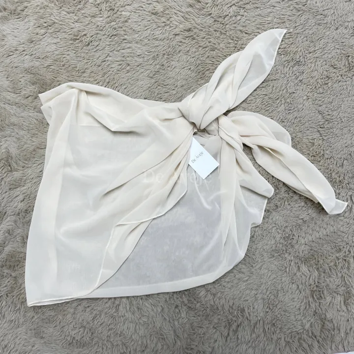 비키니 랩 스커트 치마 커버업 쉬폰 사각 4color 상세 이미지 9