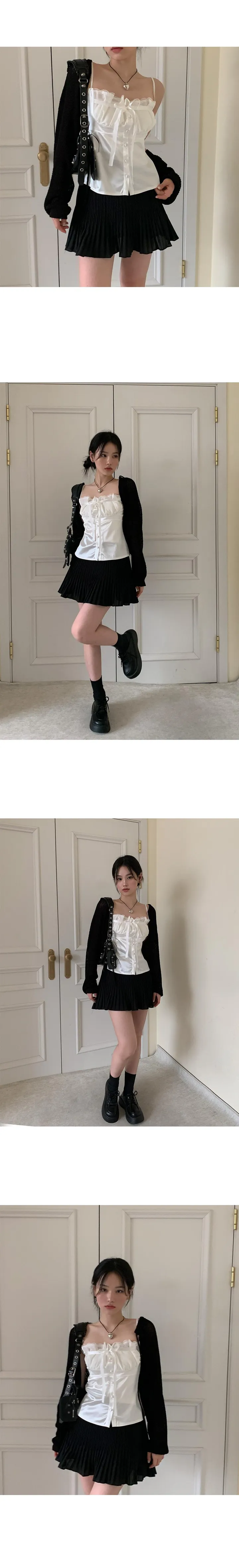 [데일리필수] 더 부클 리본 볼레로 가디건 상세 이미지 6