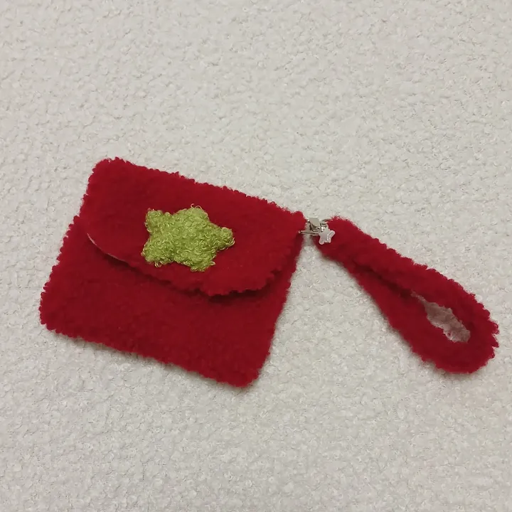 ⭐️주문폭주,문의가능!자체제작 - 🍅빵빵한 잎 토마토 카드 지갑 - 토마토,독버섯 상세 이미지 6
