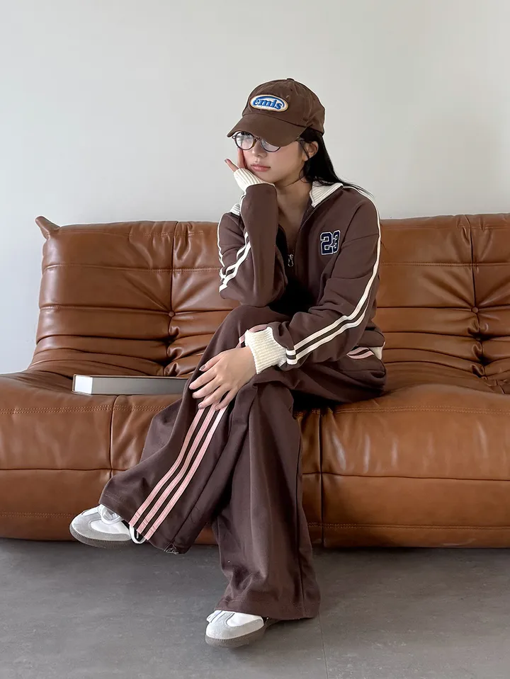 [투웨이/핏보장*] 23 자수 두줄 트랙 배색 집업 - 5color 상세 이미지 37