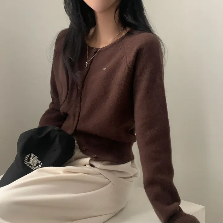 [후기보장🤍/Wool] 에버닌 펜던트 니트 가디건 - 7color 상세 이미지 43