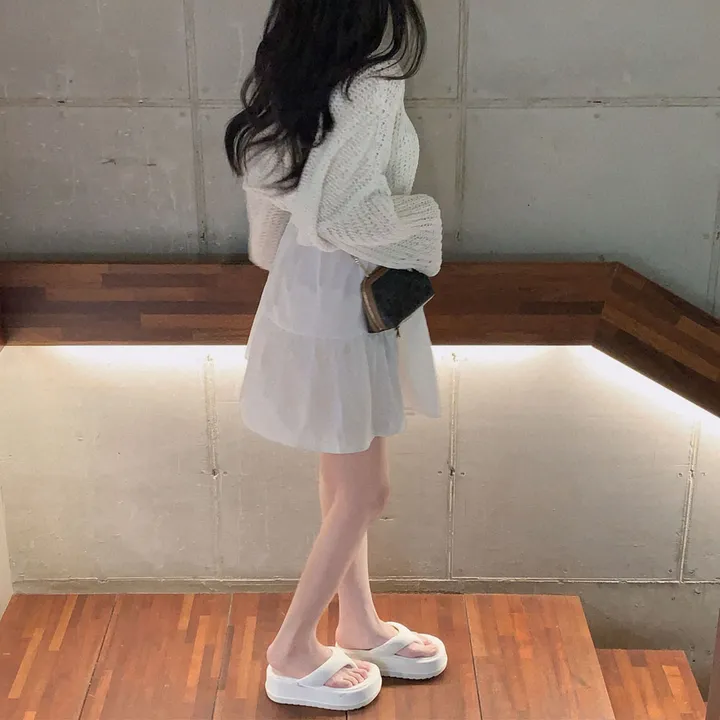 [아방🤍/new신상!]누가봐도 아방핏, 왕크롭 썸머 린넨 부클 원버튼 루즈핏 가디건 상세 이미지 28