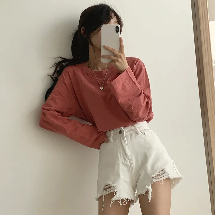 [ 필수템!/10colors ] 샌디 데일리 슬라브 긴팔T 상세 이미지 36