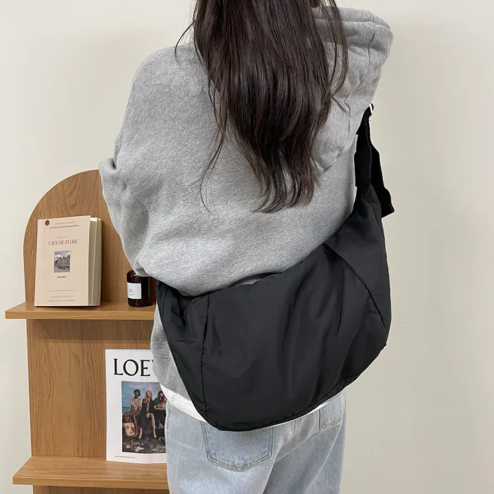 남여공용 데일리 나일론 보부상 숄더 크로스백 상세 이미지 7