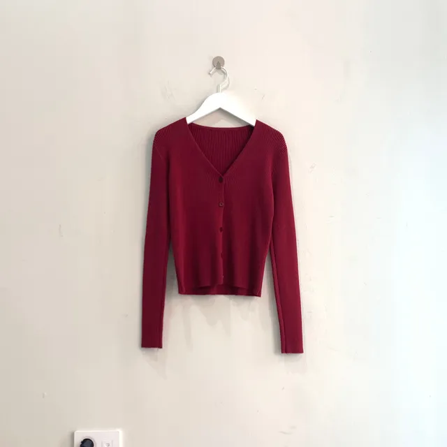[묶음할인] 소프트 촉감 브이넥 글램핏 골지 가디건 ﻿아이보리 베이지 블랙 연두 소라 핑크 연보라 와인 카키 겨자 에메랄드 개강룩 새내기룩 봄 벚꽃룩 꽃놀이룩 개강여신 상세 이미지 124