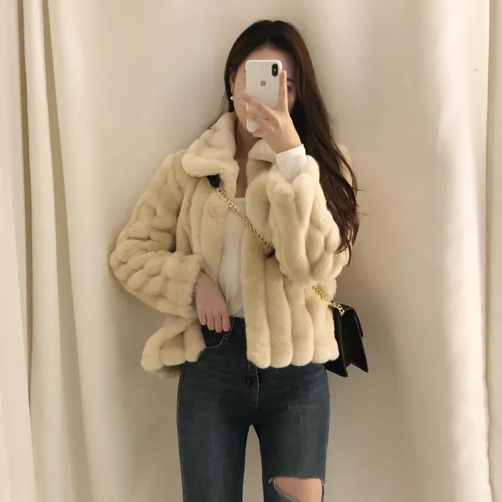 [당일발송🚀] 몽글몽글 밍크 페이크퍼 자켓 상세 이미지 3