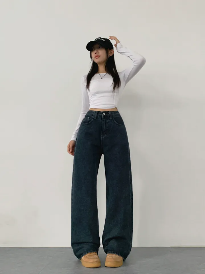 (숏,기본,롱/~XL)[사계절 인생데님,후기극찬🖤6color*사계절,스탠다드핏! 워싱 하이웨스트 데일리데님팬츠] 로키워싱스탠다드데님 상세 이미지 40