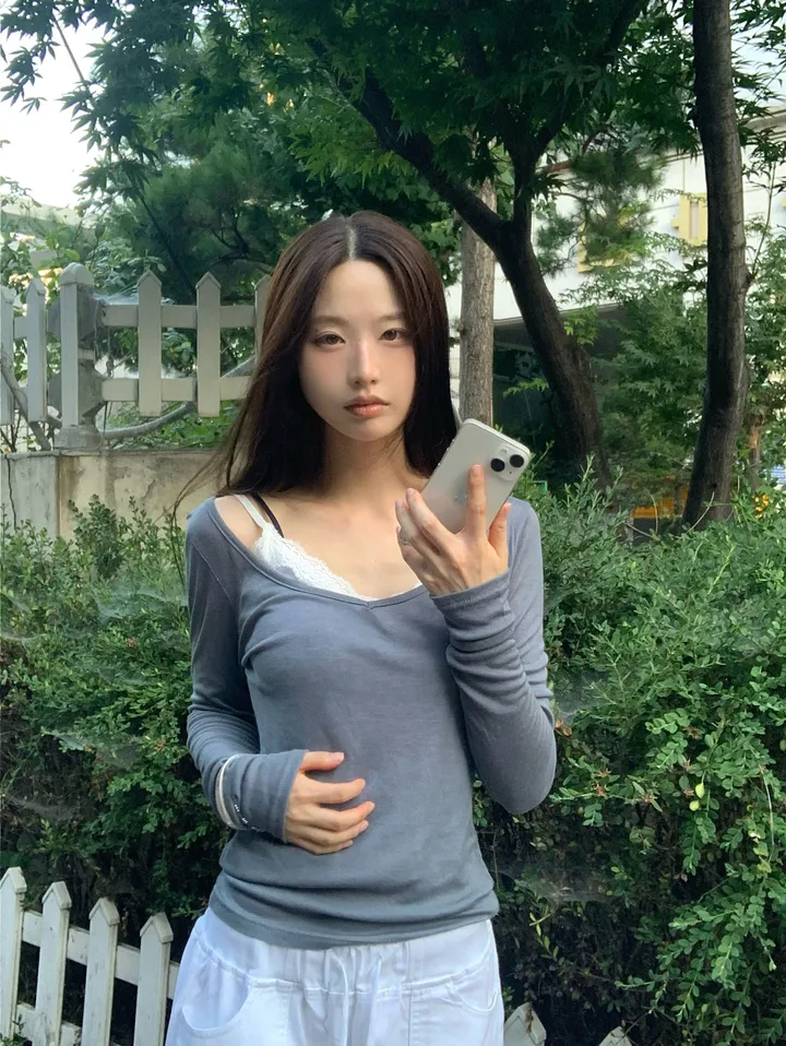 바지 모델 착용 이미지-S1L35