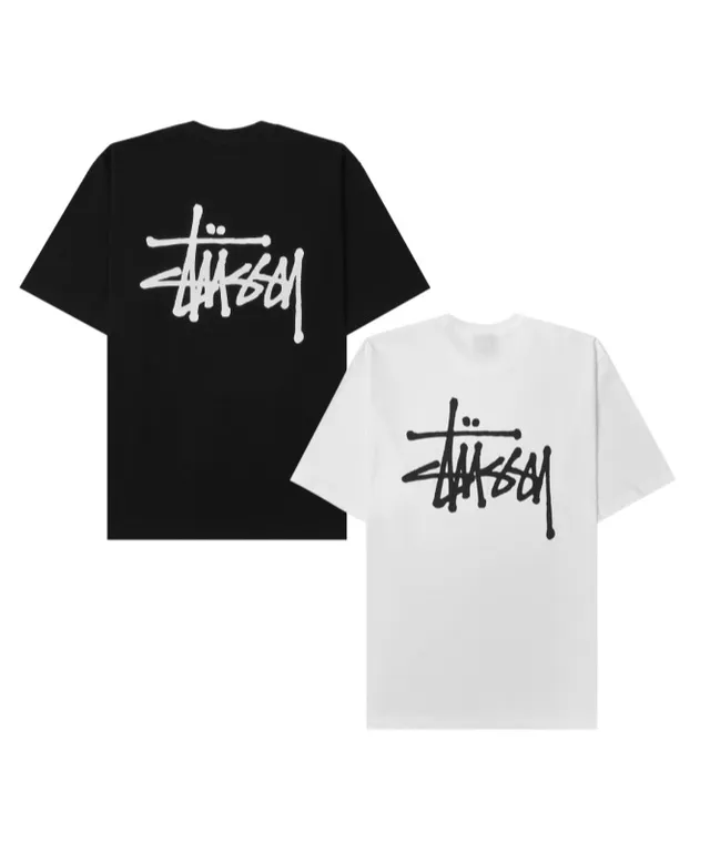 25️⃣🎉스투시 베이직 스투시 티셔츠 화이트 2023 Stussy Basic