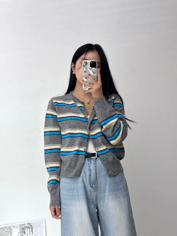 [최저가세일💛/2color] 플랜 단가라 가디건 상세 이미지 6