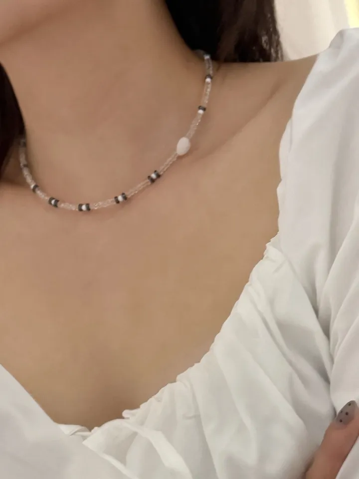 [세트할인] 프레이 백옥 원석 목걸이 (1color) 상세 이미지 19