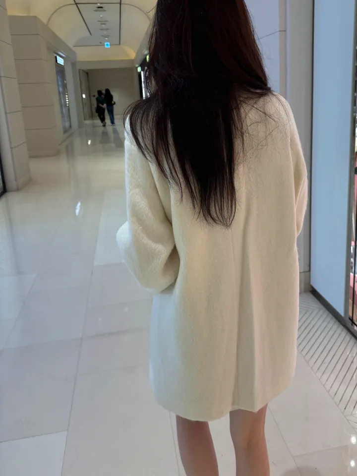 얼리버드 세일!![3COLOR/알파카8 모헤어12] 버터 모헤어 하프 핸드메이드코트 상세 이미지 20