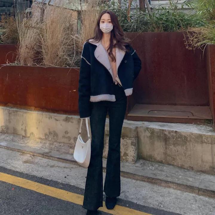 [심쿵핏/털빠짐X] 따뜻 도톰 파스텔 루즈핏 앙고라 모헤어 크롭 브이넥 벌룬 소매 깃털 퍼 니트 가디건 상세 이미지 64